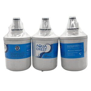 Aqua Crest Refrigerator Water Filter AQF-FF11B Pack Of 3 NSF Certified Ice Maker
